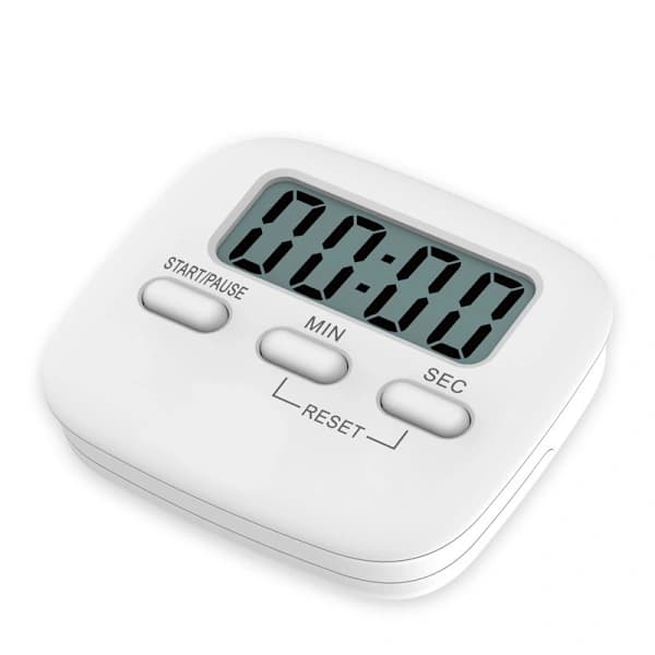 /EA/1 st magnetisk kökstimer med stor LCD-skärm, med stoppur