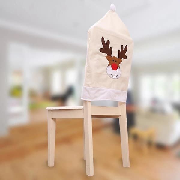 /EA/Set med 4 julstolsöverdrag i renform 50 x 60 cm