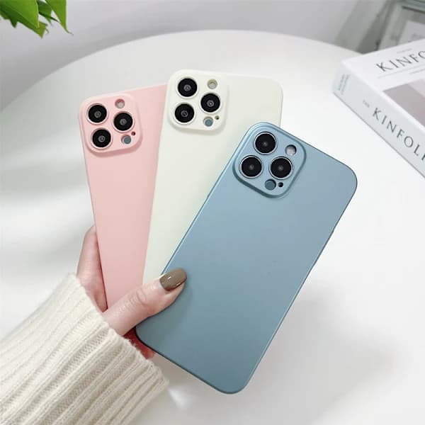 /EA/3-pack designade iPhone 13 Pro Max-skal, silikon fullt skydd