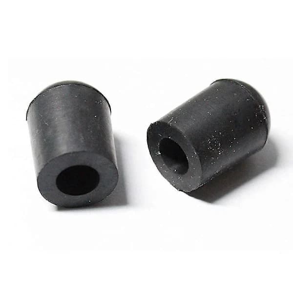 /EA/4 stk. Sorte Gummihætter 10 mm Diameter Til Kontrabas Pindstøtte