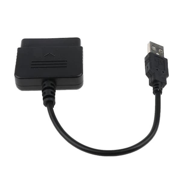 /EA/2x USB-kontrolleradapterkabel for Sony PlayStation 2 PS2 til PS3/PC