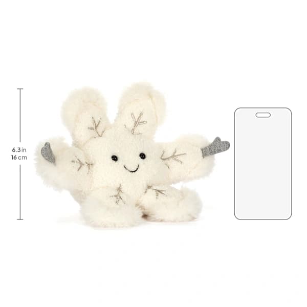 Jellycat 16 cm Amuseables Lumihiutale Pehmolelu