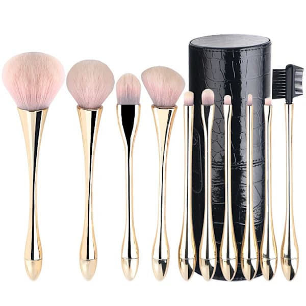 /EA/10 Skønhedsværktøjer Makeupbørstesæt