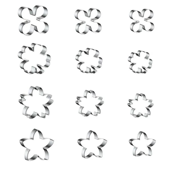 /EA/12-pak påske kageforme påske kageforme i rustfrit stål