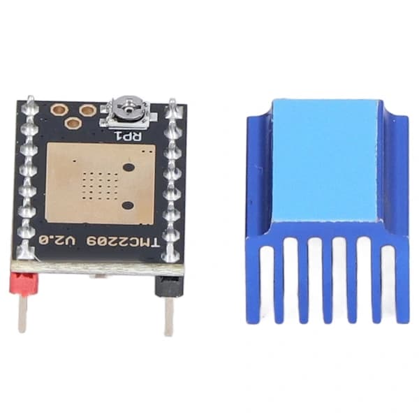/EA/Stepper Motor Driver UART Mode Ultra Stille Modul med Køleplade TMC2209 til 3D-printer