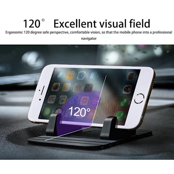 /EA/Antiskli bil silikonholder matte dashbord stativfeste for P