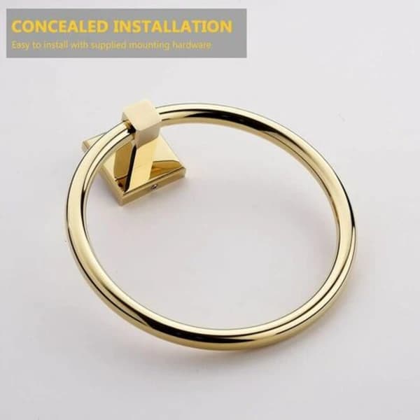 /EA/ Moderne stil 304 rustfritt stål gyllent håndklestativ for bad