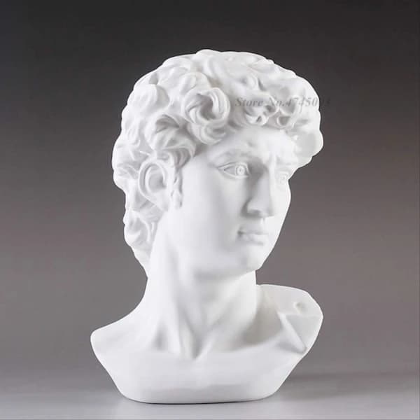 /EA/Gresk mytologi David hode byste statue mini Europa Michelangelo H