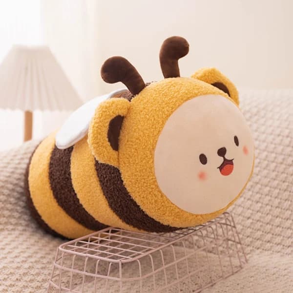 /EA/Pehmolelu Mehiläis-Tyyny PUNAINEN 50CM Punainen Red 50cm