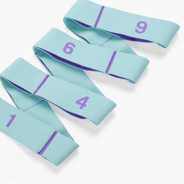 /EA/Yogarem, Multi-Loop Strap, Yoga Stretch Strap, Icke-elastisk Stretch Strap för Fysioterapi, Pilates, Dans och Gymnastik