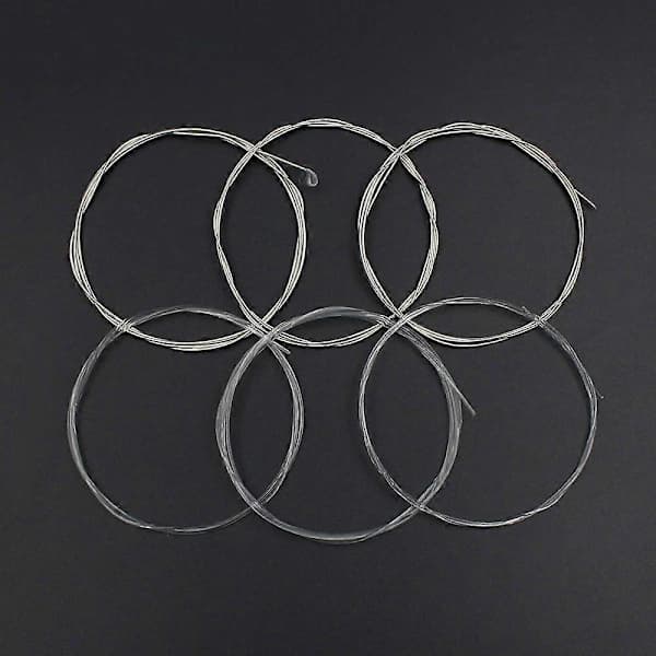 /EA/Akustiska Klassiska Gitarrsträngar Nylon Silverpläterad Kopparlegering, 6st/set (.028-.043)