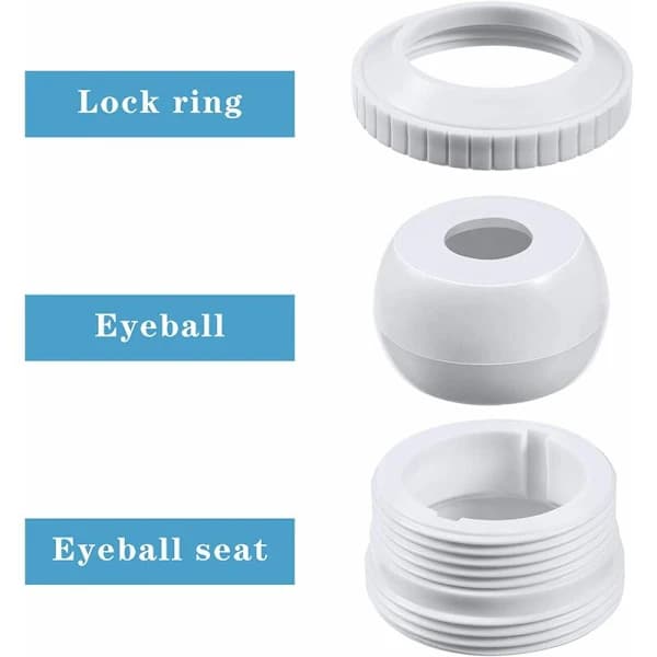 /EA/(1 stk., 1/2 tomme) SP1419D Pool Jet Dyser Flow Indløbsfitting Vand