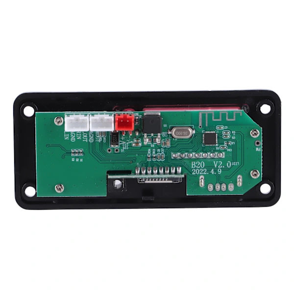 /EA/DC 6V-12V Bluetooth 5.0 MP3-dekodermodul Digital skjerm Dobbel dekoding Trådløs lydmottakermodul med fjernkontroll