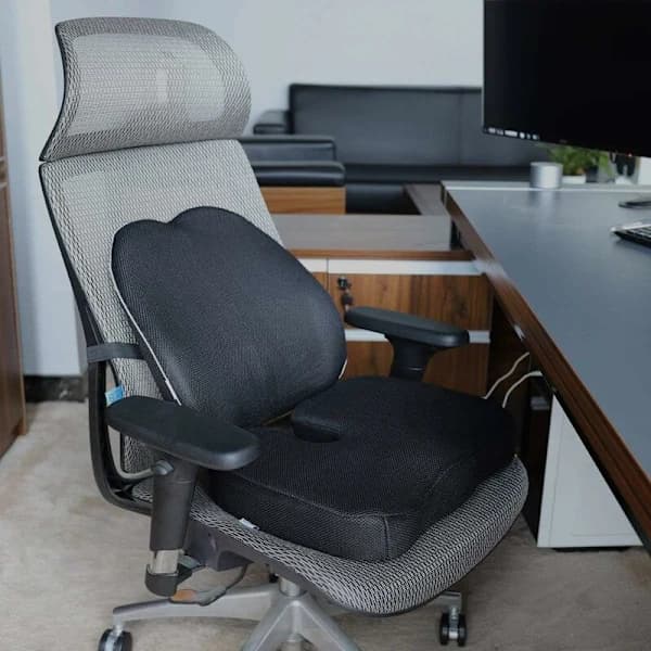 /EA/Svart Memory Foam-kudde [45*35*7] Memory Foam-kudde Ortopedisk Memory Foam-kudde Lämplig för heminredning
