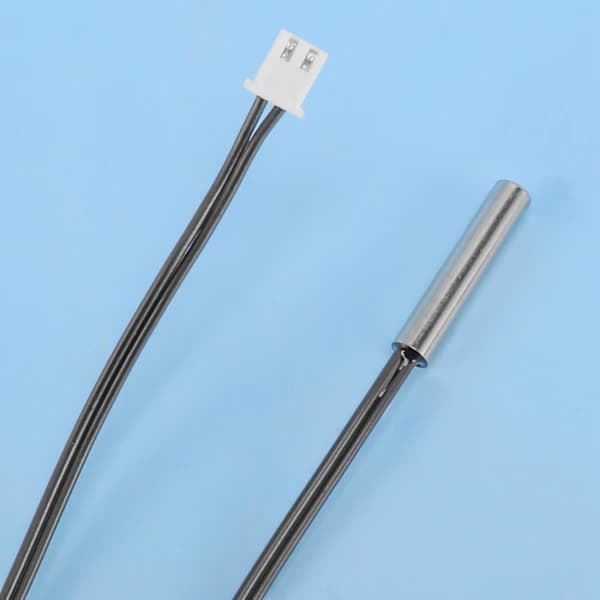 /EA/NTC 10K Ohm Vandtæt Digital Termisk Temperatursensor Probe 1m SortSølv
