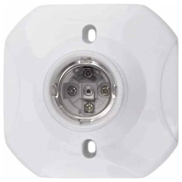 /EA/Pack Square E27 Skrusokkel, Overflatemontering, E27 LED-lampesokkel, E27 Keramisk Sokkel og Plastsokkel for Stue Soverom