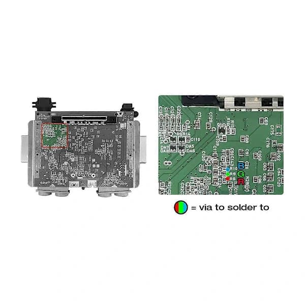 /EA/N64 RGB MOD Kit för N64 NTSC-konsoler RGB-modulchip för NTSC Modifierad RGB-utgångsmodul