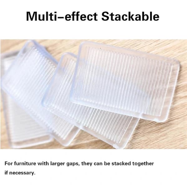 /EA/8 stk. klare plastbordshims - Nivåkil