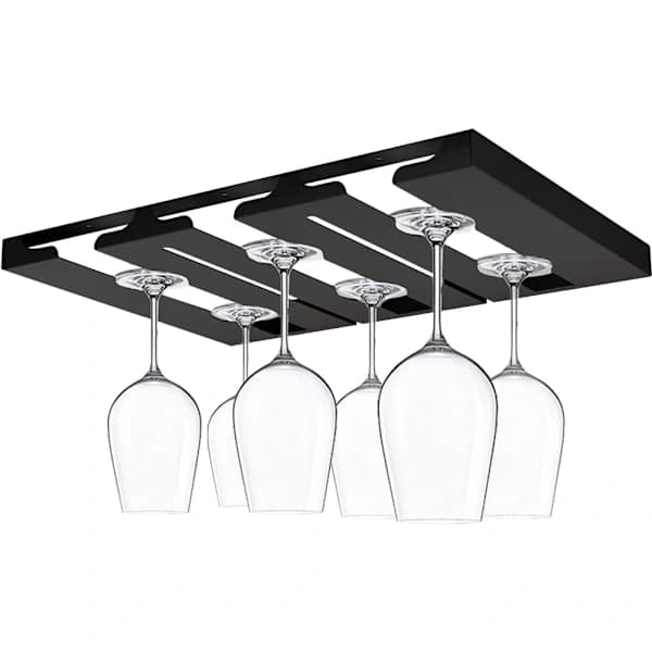 /EA/Vinglassholder - Under skap, Rustfritt stål Glassoppbevaring S
