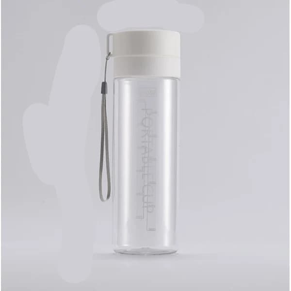 /EA/ Plastmugg med stor kapacitet 2st Bärbar mugg för modestudenter (vit + 800 ml),