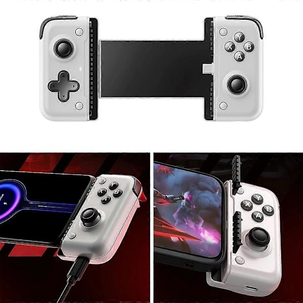 MS2 Bluetooth-kompatibel Stretch Gamepad Type C Trådløs 2-Mode Joystick