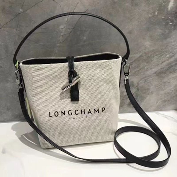 Dam Tote Väska med Dragkedja Hinkväska Axelväska med Fickor Casual Crossbody Handväskor med Justerbara Axelremmar Mode Dam Sommar Simplic Brown