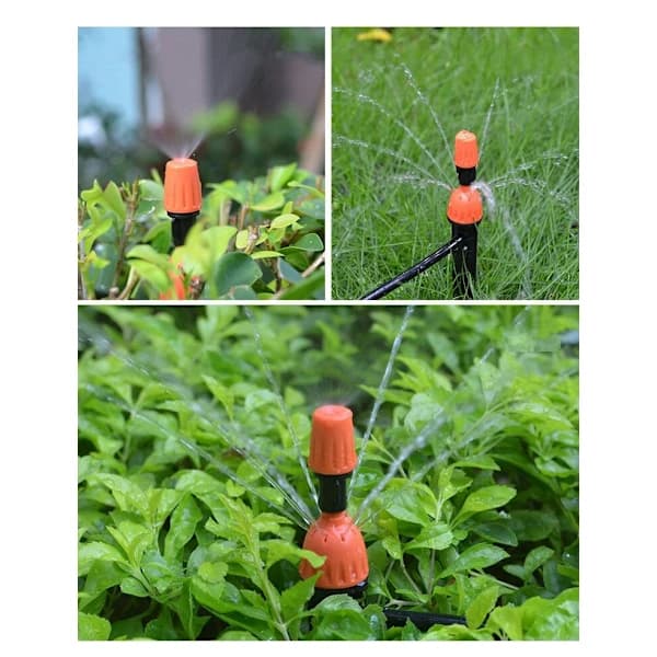 /EA/Dobbeltanvendelses drypmundstykke, integreret, justerbart og lukbart, længde ca. 21 cm, plast, orange og sort
