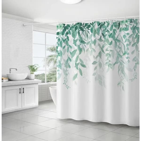 /EA/Dusjforheng Anti Mugg Vanntett Polyester Stoff Vaskbart Fl
