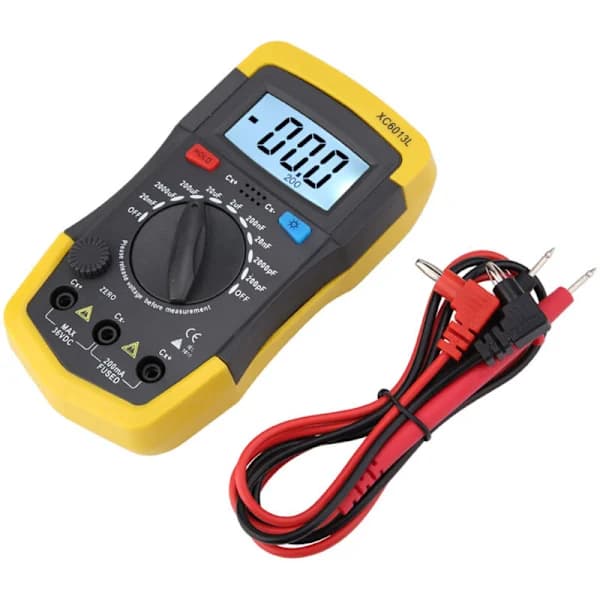 /EA/LCD Digital Kapasitansmåler Kondensatortester mF uF Kretsmåler