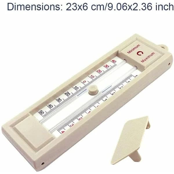 /EA/Vattentät och fuktsäker U-formad upp- och nedtermometer Utomhusplantering max- och minimumtermometer