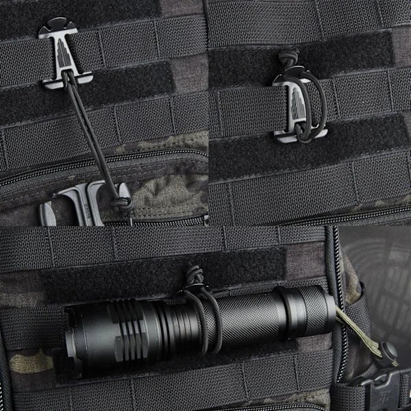 /EA/4-pack Molle Web Dominators med Gummiband, Slitstarka Taktiska