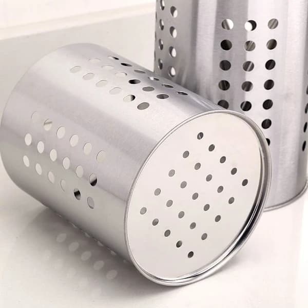 /EA/ 2-delt køkkenredskabsholder i rustfrit stål