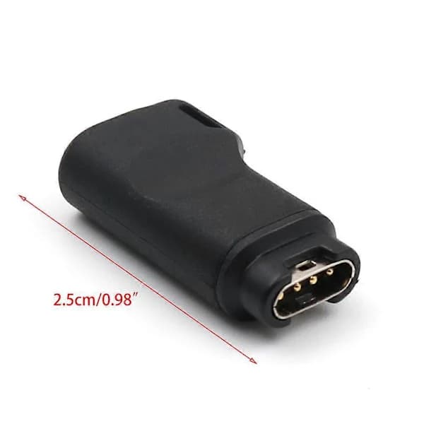 /EA/USB C Hun til 4-benet Ladekonverter til -Garmin til Fenix 5/5S/5X/6 Forerunner