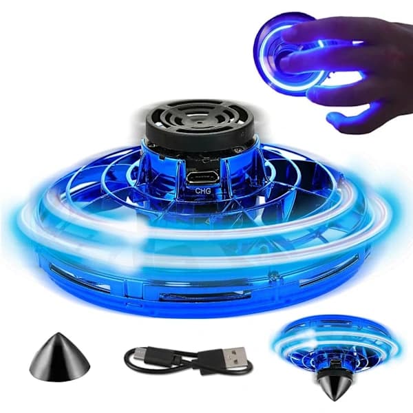 /EA/Flygande spinner, flygande boll, UFO handspinner, flygande boll, USB R