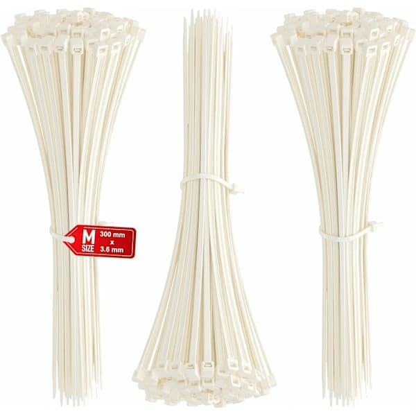/EA/Kabelbindere 300mm x 3.6mm, Kabelbindere, Rilsan Nylon Kabelbindere, Cabl
