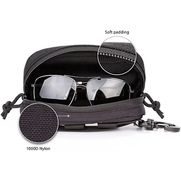 /EA/1 st Tactical MOLLE Goggle Case Stötskyddande Skyddsbox Po