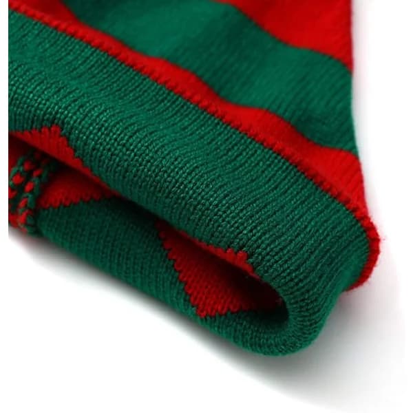/EA/Jultomte Stickad Mössa, Jul Bebis Stickad Mössa för Barn: