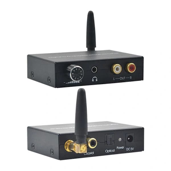 /EA/Digital til analog lydkonverter RCA R/L utgang Optisk digital stereolyd