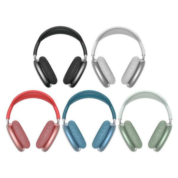 P9AirMax Headburna Bluetooth hörlurar, trådlös musikstereo, skalbar telefonanpassning green