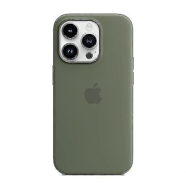Silikonecover til iPhone 14 Pro Oliven