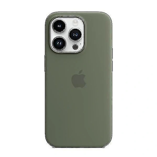 Silikonskal för iPhone 14 Pro Oliv