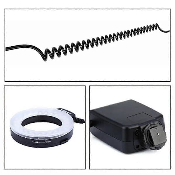 /EA/Macro LED Ring Blitzlys Kit med 8 Adapterringe-max