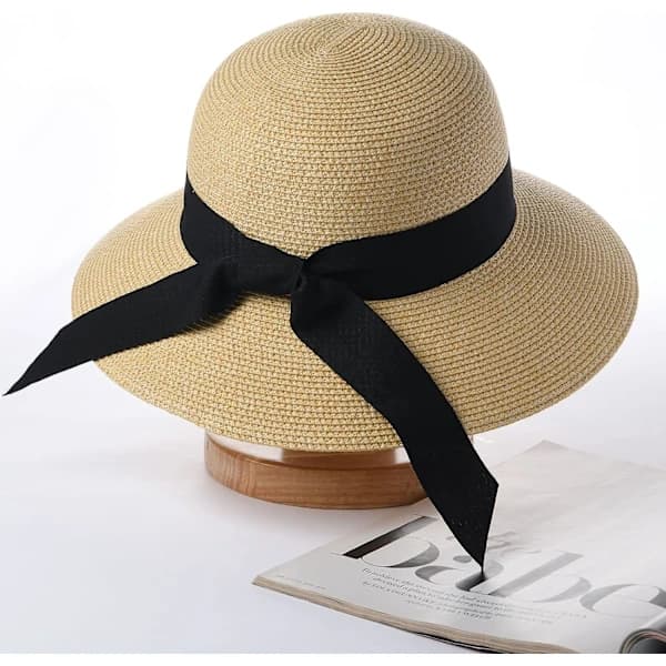 /EA/Stråhat til kvinder Sommer Solhat UV-beskyttelse op til 50+ Vacati