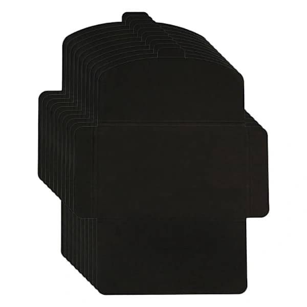 /EA/Handgjorda kuvert för presentkort för bröllopsinbjudningar Svart