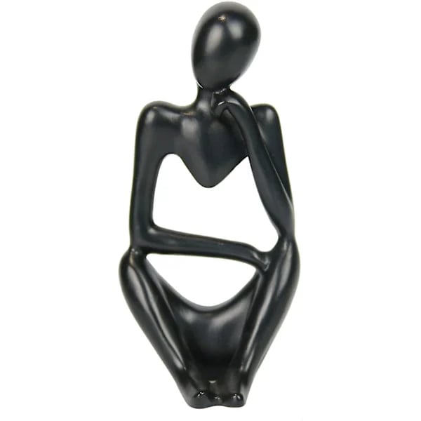/EA/Mini abstrakt figurpynt (sort Zuosi),