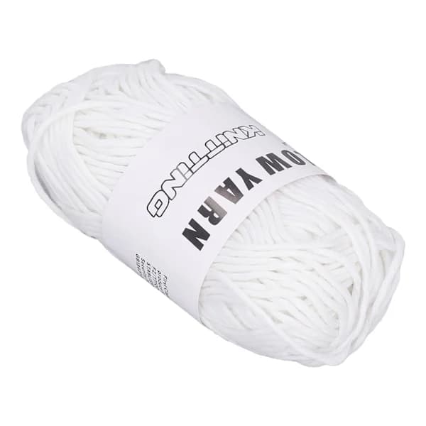 /EA/Luminöst Chunky Garn DIY Polyester Väv Glöd Stickat Garn för Matta Tröja Mössa