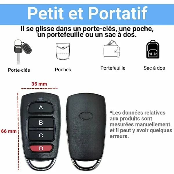 /EA/Universal Grindfjärrkontroll Universal Garageportfjärrkontroll