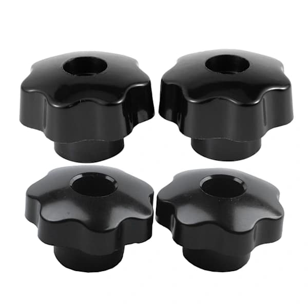 /EA/2 stk M10 Hjulmutter 50mm Plast Stjerneformet Strammeknapp Grep Med M8 X 50mm Diameter Gjenge