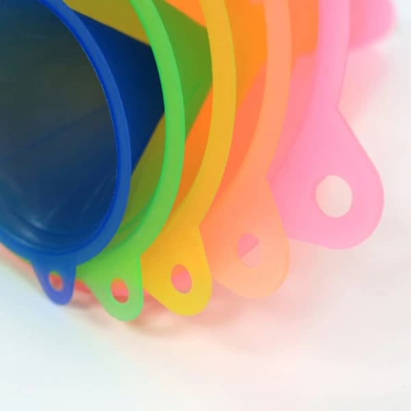 /EA/Rainbow Kitchen Funnel Set - 5 Kitchen Funnels (67, 83, 98