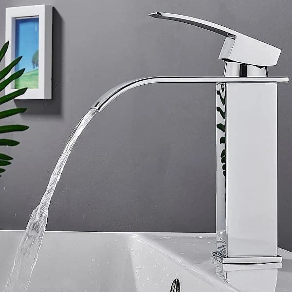 /EA/Vattenfall Baderomskran Krom Sølv Ettgreps Blandebatteri